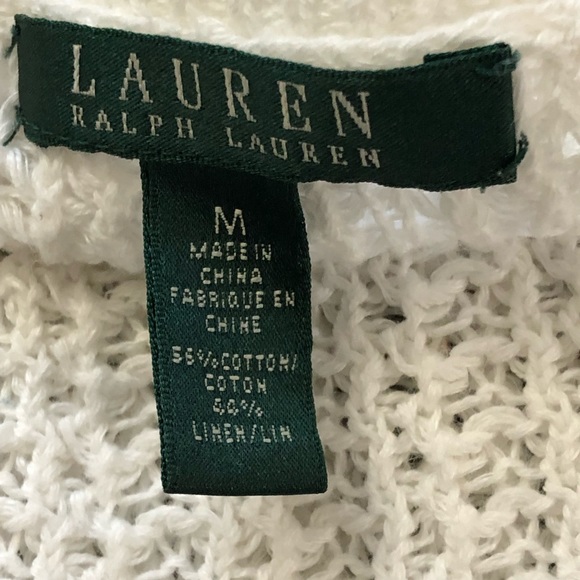 Ralph Lauren Medium White top - Picture 4 of 5